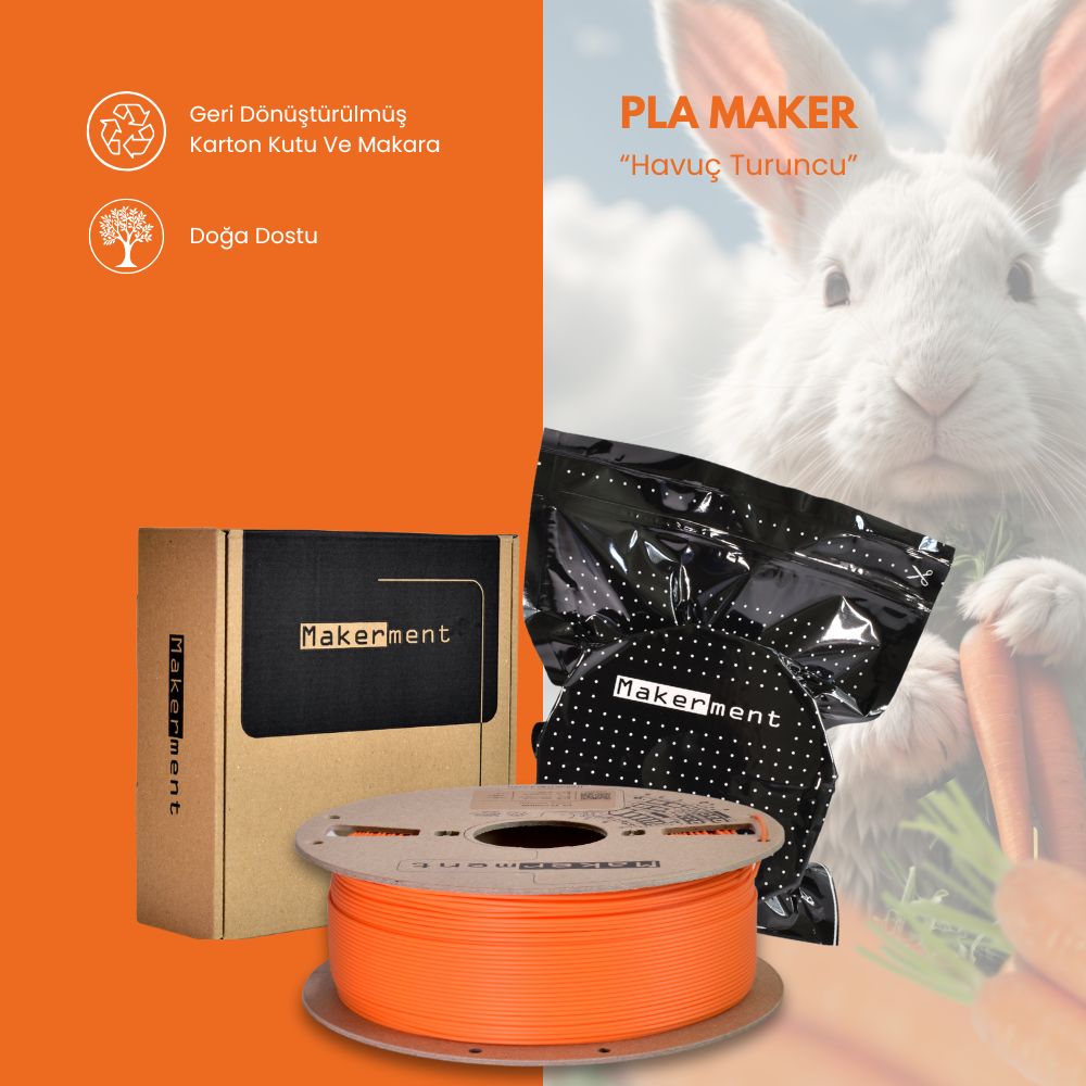 PLA Maker Havuç Turuncu