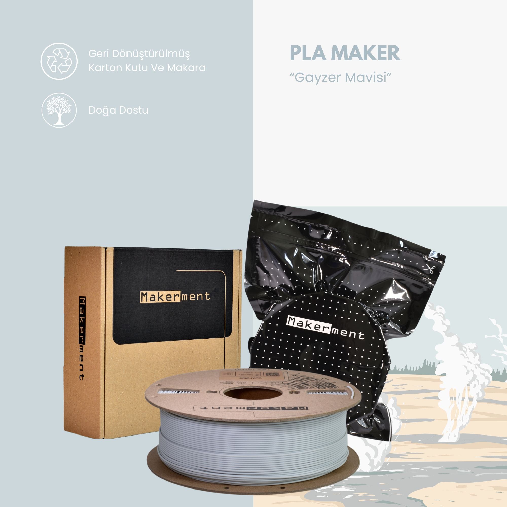 PLA Maker Gayzer Mavisi