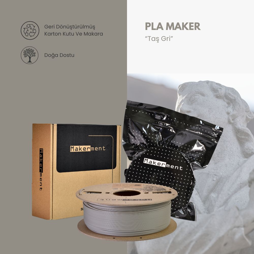PLA Maker Taş Gri