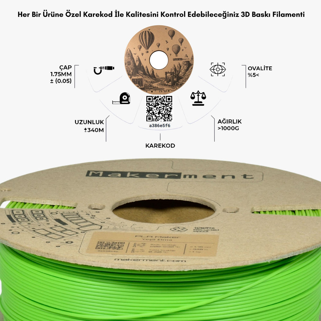 PLA Maker Yeşil Elma