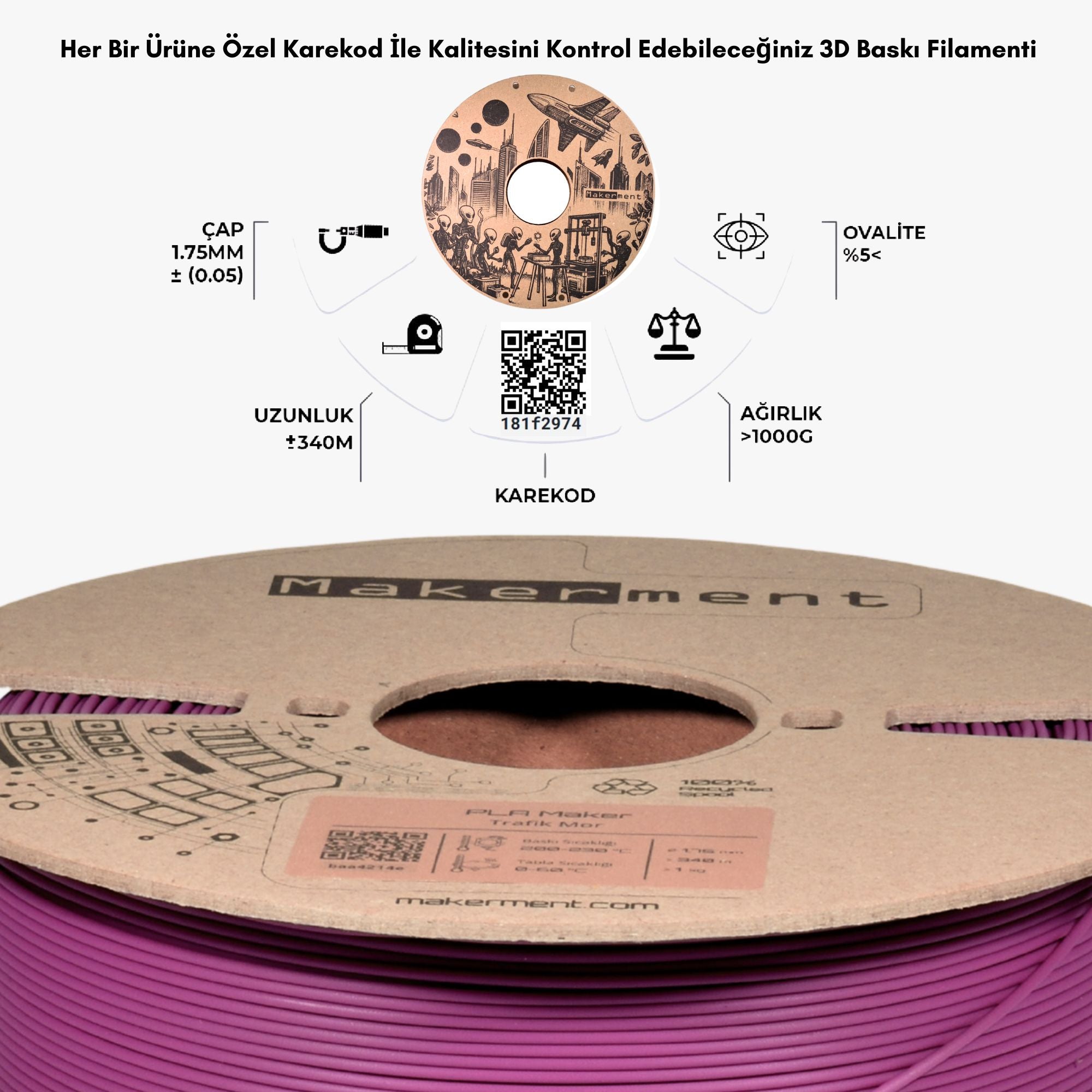 PLA Maker Trafik Mor