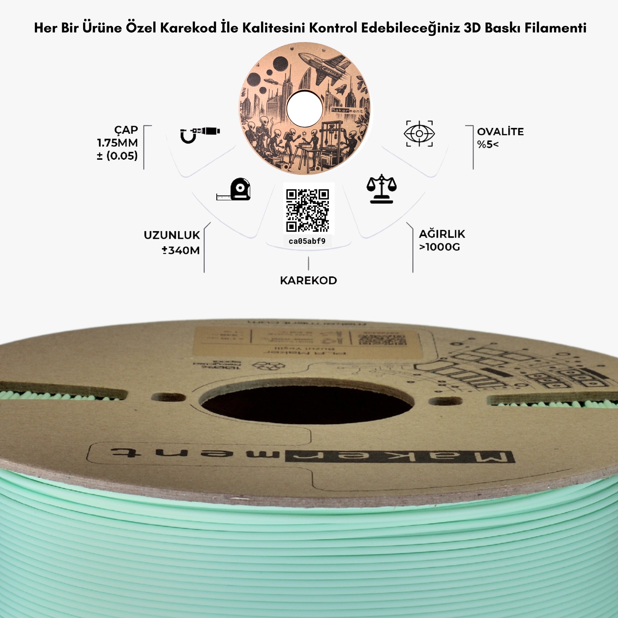 PLA Maker Buzul Yeşili