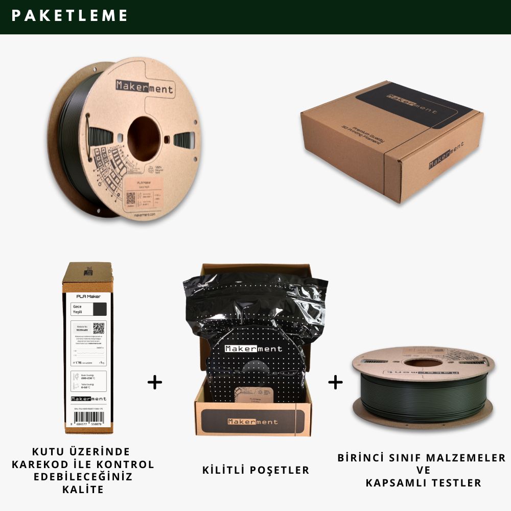 PLA Maker Gece Yeşili