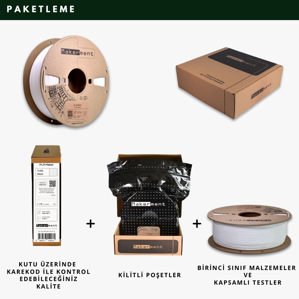 PLA Maker Trafik Beyaz