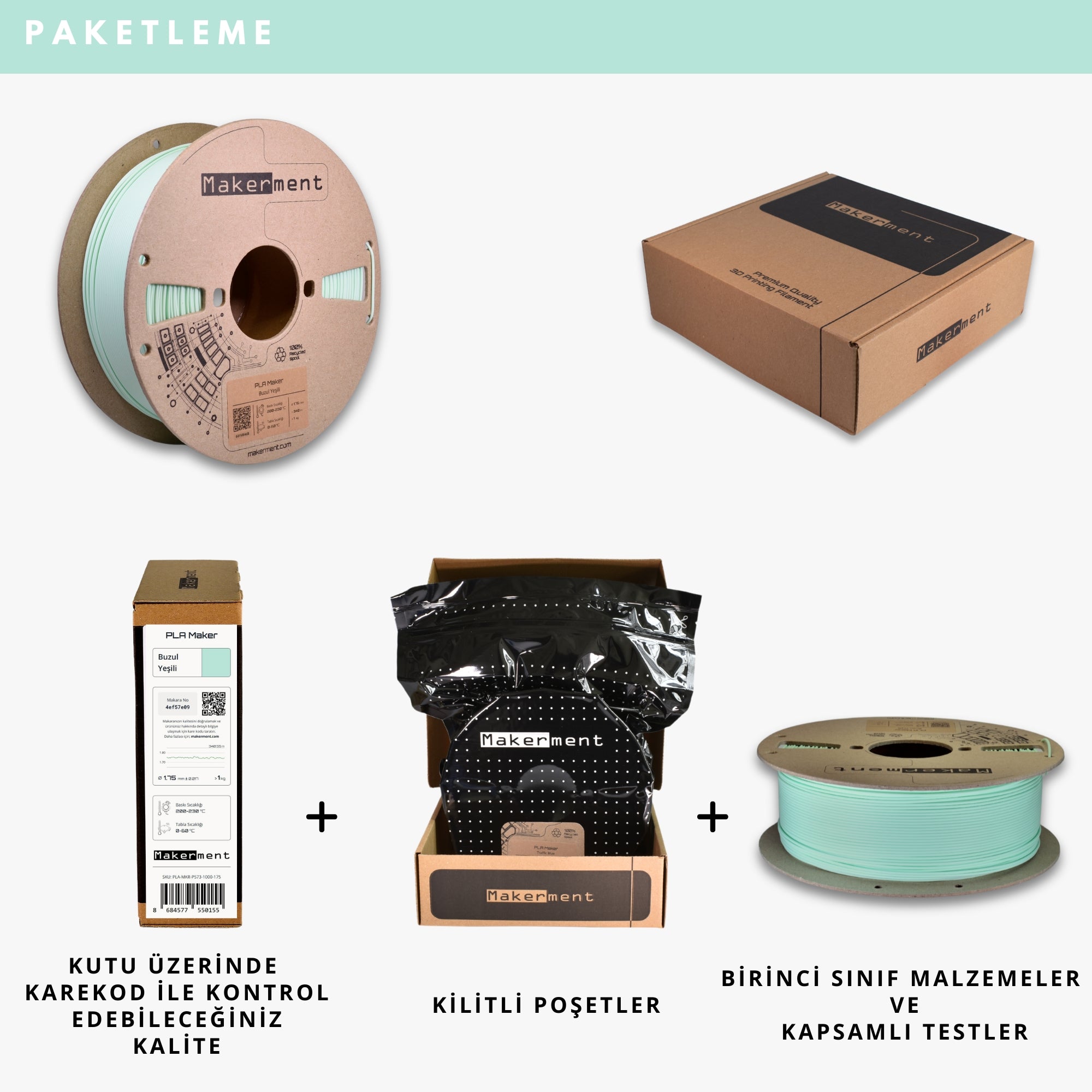 PLA Maker Buzul Yeşili