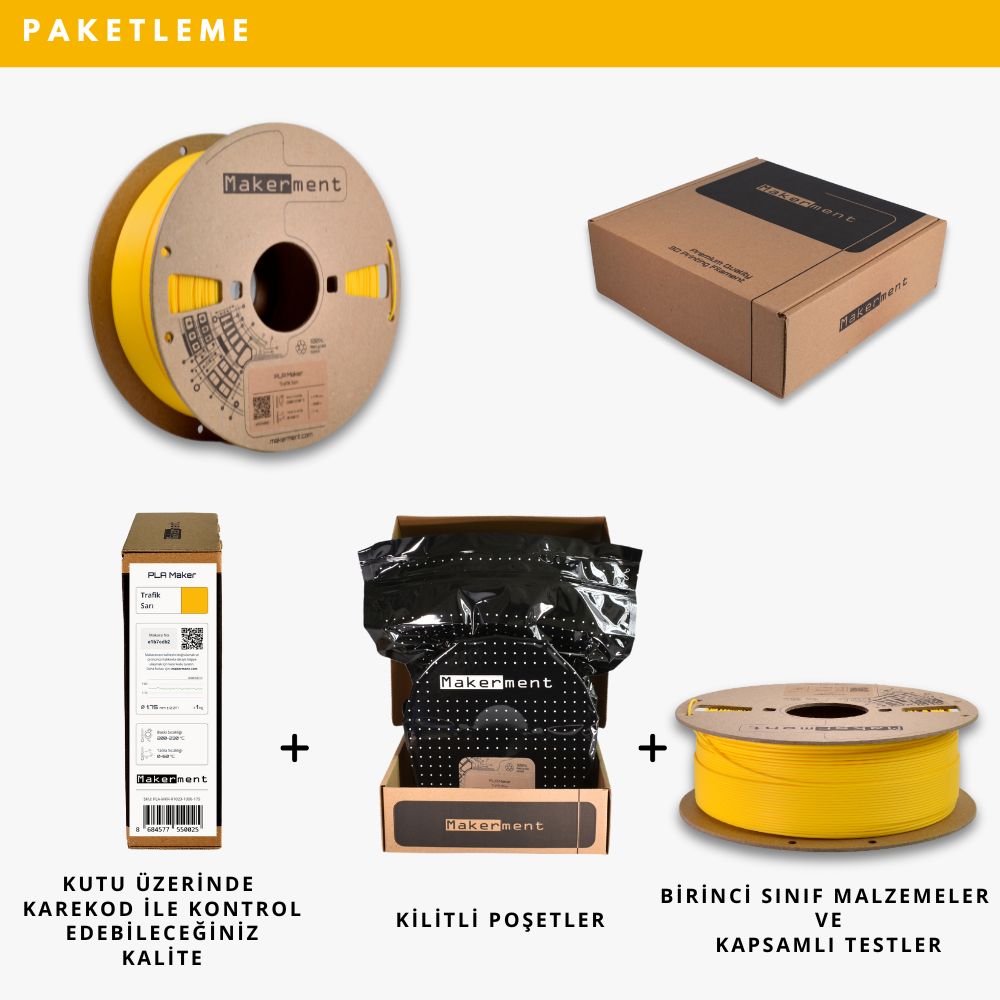 PLA Maker Trafik Sarı