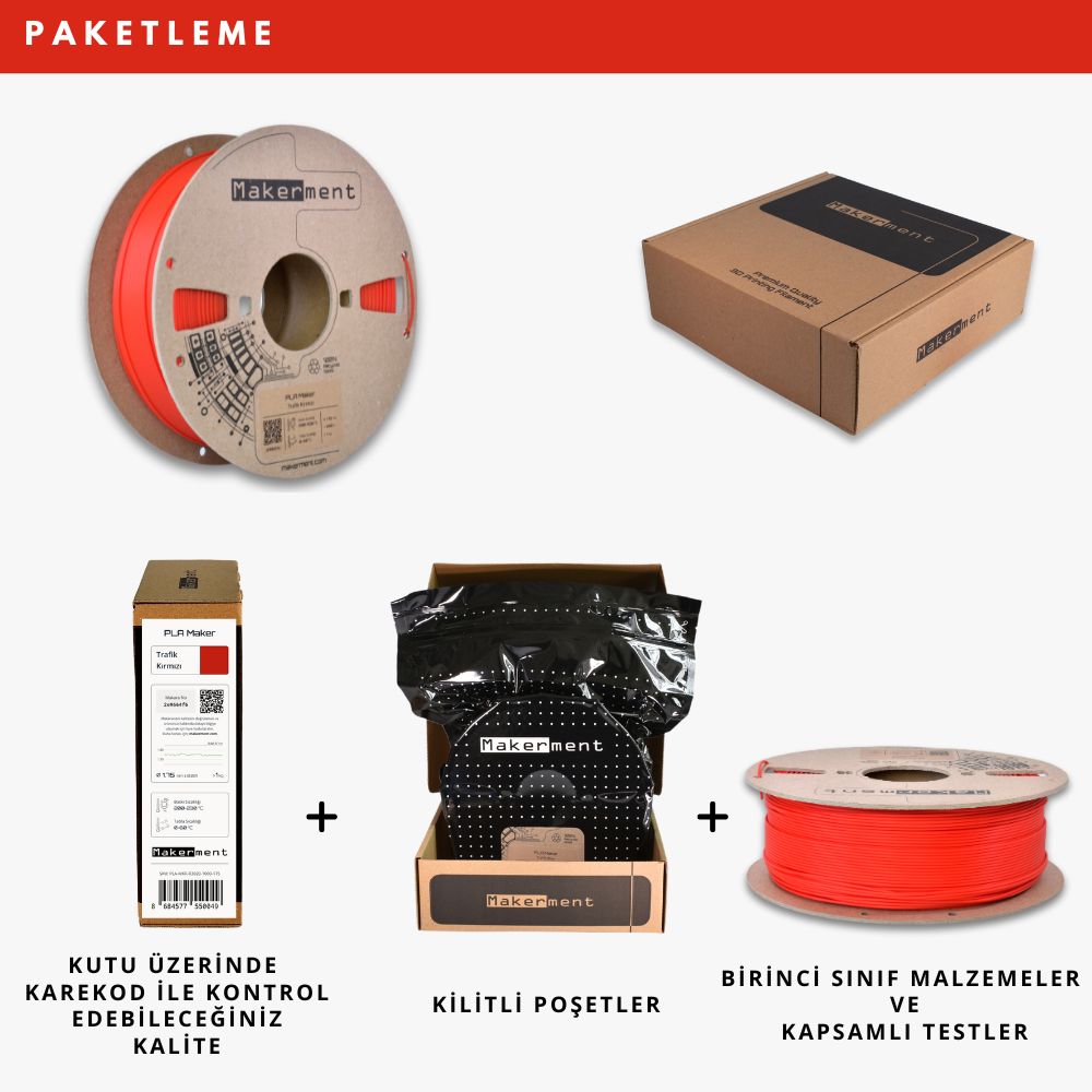 PLA Maker Trafik Kırmızı
