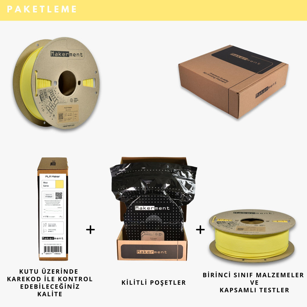PLA Maker Muz Sarısı