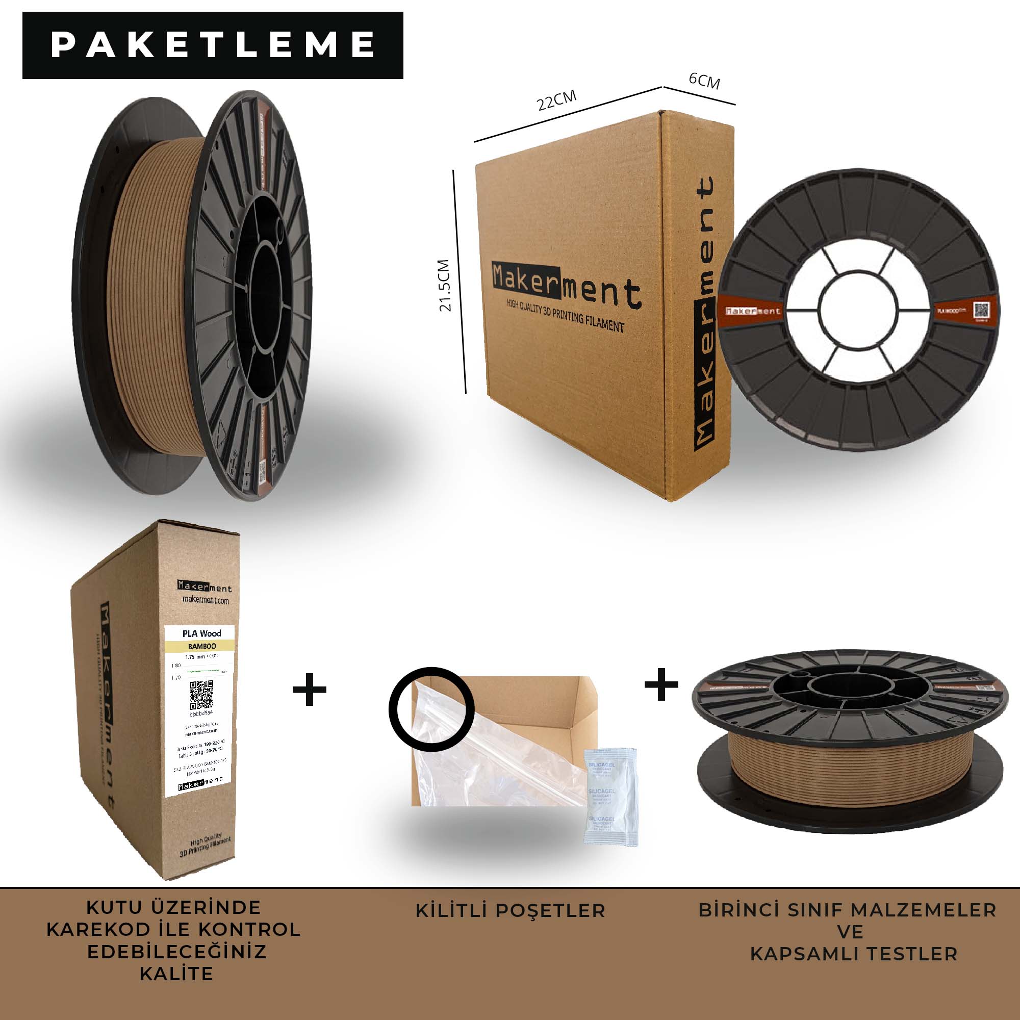 PLA Wood Bamboo
